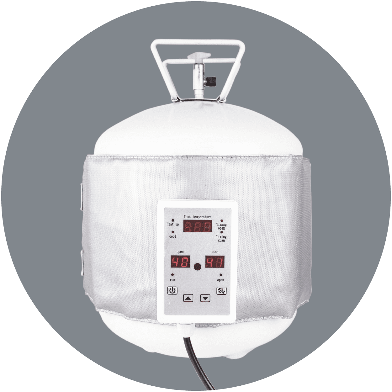 Canister heating blanket 100V-01