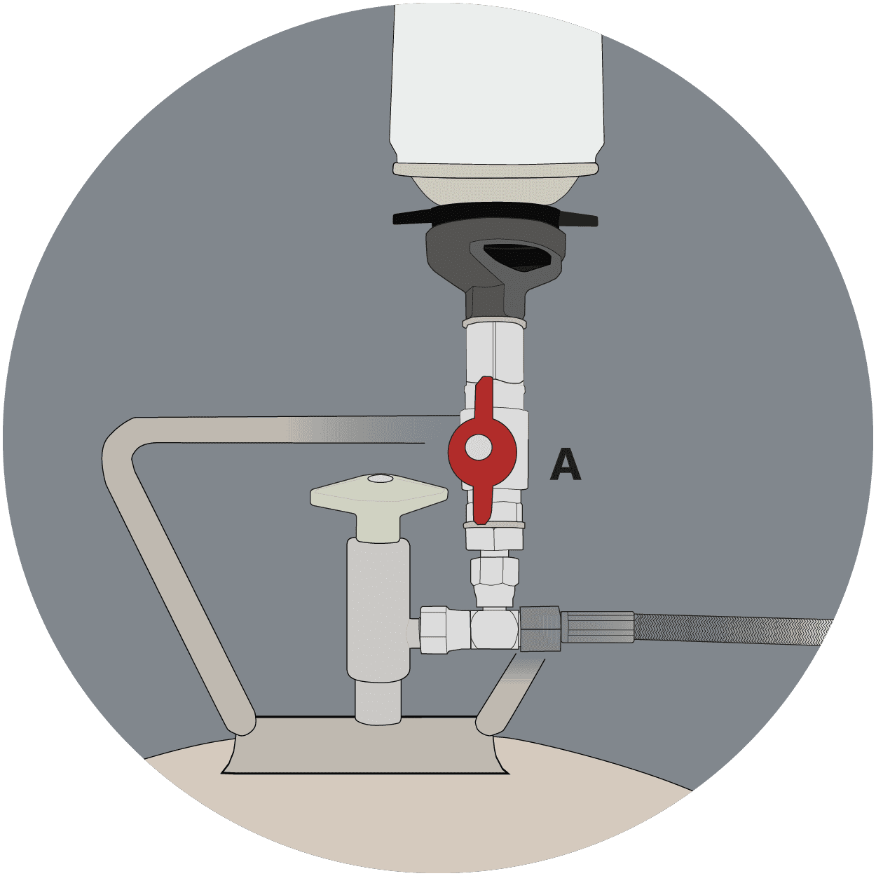 Turning on cleaning adaptor-01